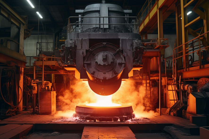 steel scrap melting induction furnace