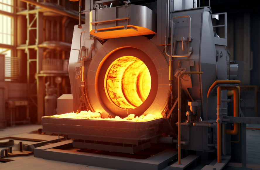 brass induction melting furnace