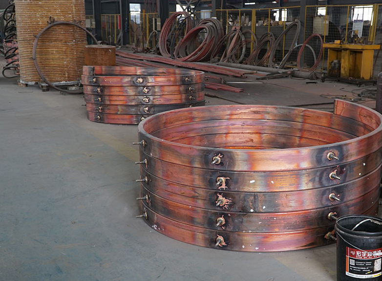 induction furnace for melting copper